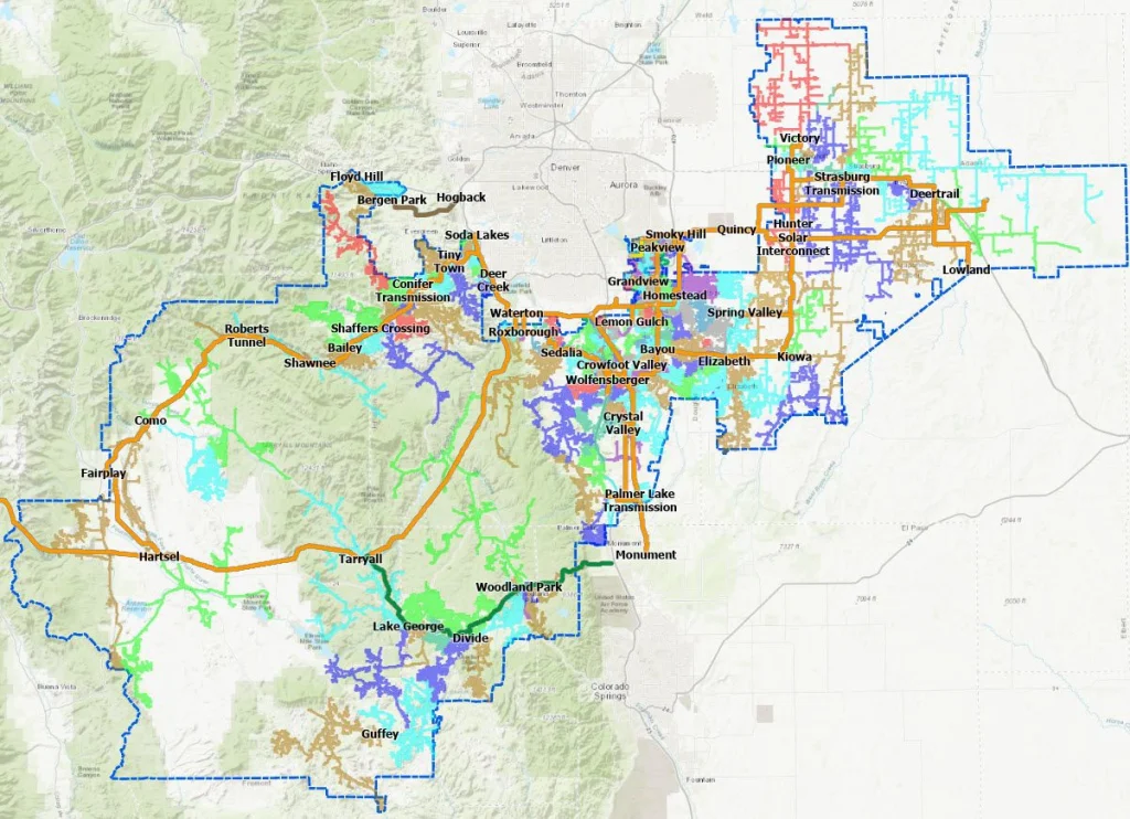 cores network mapping provides visibility into the relationship between transmission and distribution networks