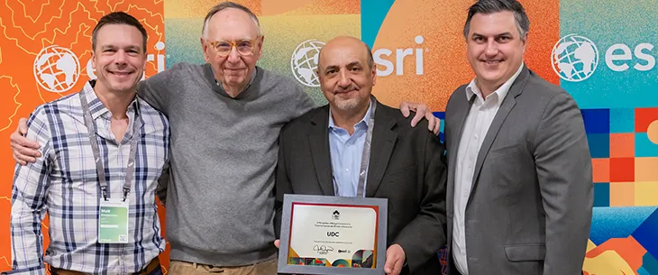 UDC Recognised as an Esri Cornerstone Partner